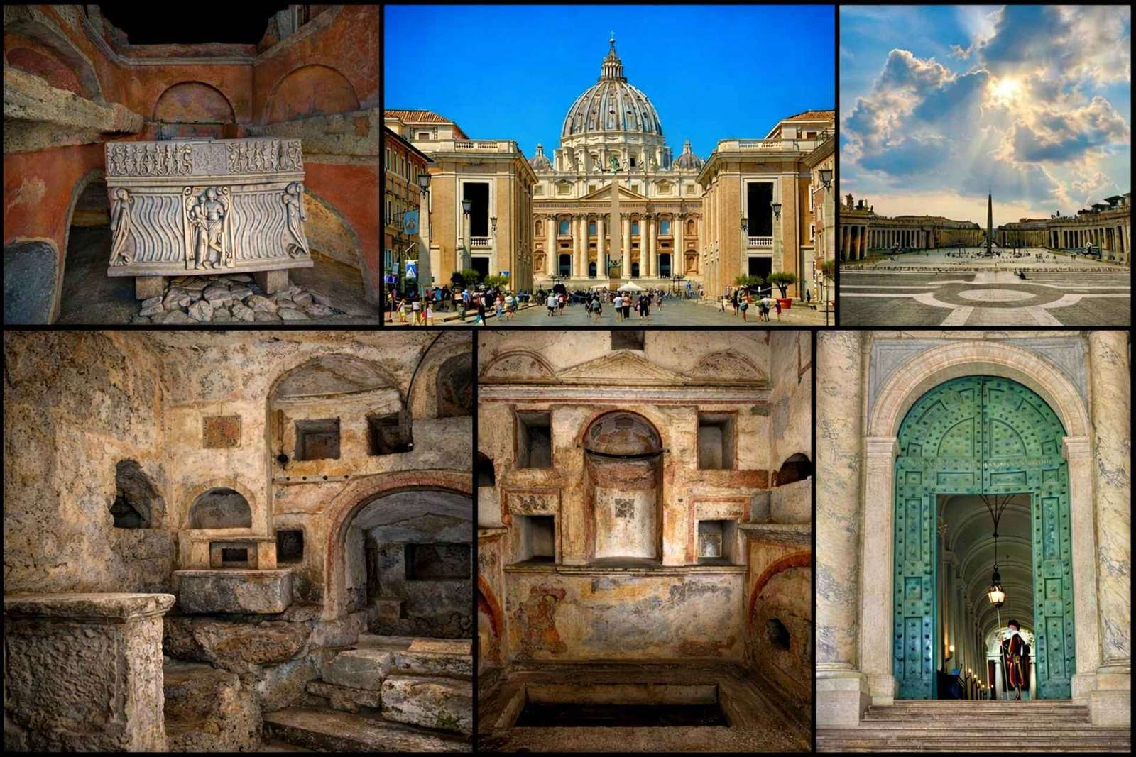 Sint-Pietersbasiliek, graf, koepel en ondergrondse necropolis