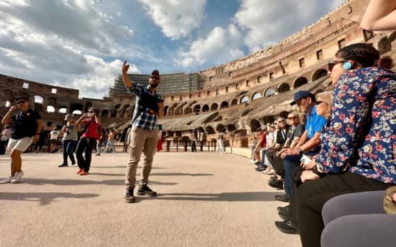 Rom: Colosseum Arena Floor, Romerska Forumet & Palatine Tour