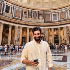 Roma: Panteón Ticket de entrada sin colas y aplicación de audioguía