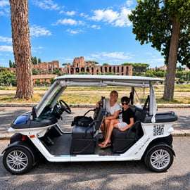 Rom: Private Sightseeingtour mit dem Golfwagen