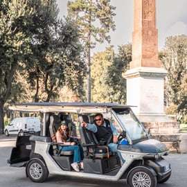 Privétour per golfkar voor gezinnen in Rome