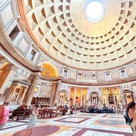 Ticket voor het Pantheon met gastheer en audio-app