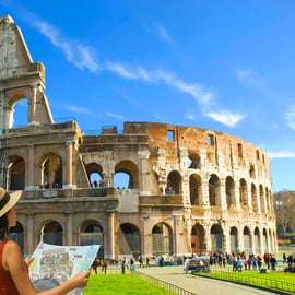 Rome: Colosseum Express Entry met audiogids App