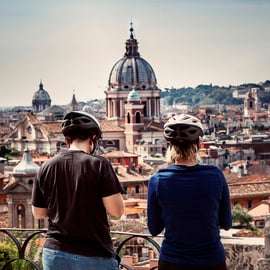 Fietstocht centrum Rome op een e-bike met gids