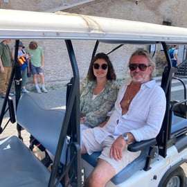 Rome : Visite de la ville impériale en voiturette de golf avec transfert optionnel