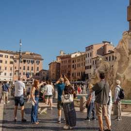 Rondleiding Pantheon, Piazza Navona en Trevifontein