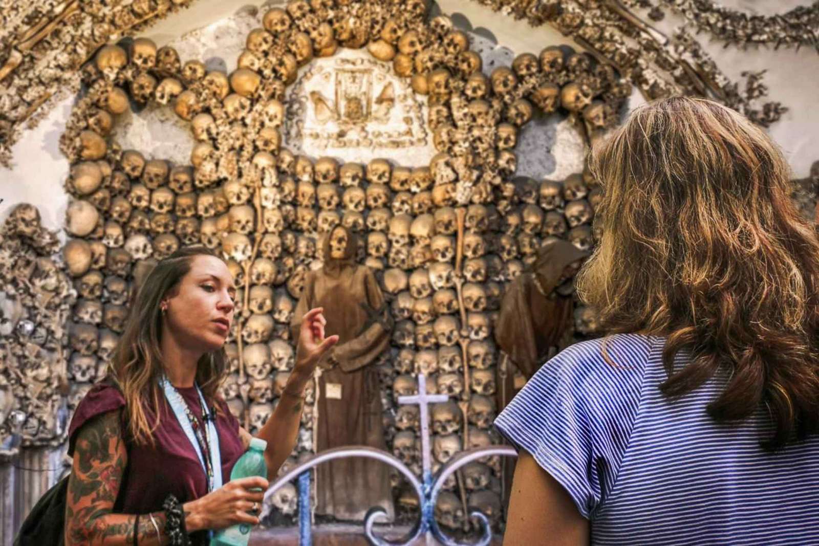 Rome: Catacombs and Capuchin Crypt Guided Tour with Transfer