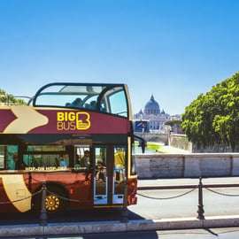 Vyhlídková jízda Big Bus v Římě: patrový autobus hop-on hop-off