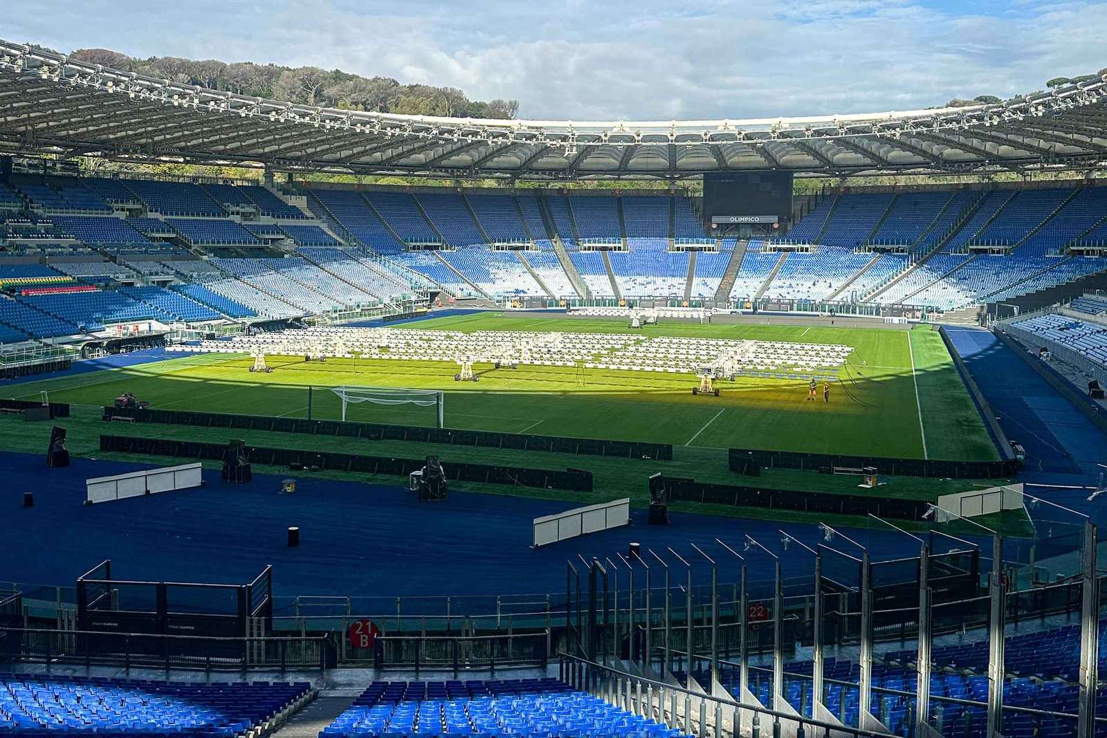 Rome: rondleiding door het Stadio Olimpico + de BNL-stadions + het Foro Italico