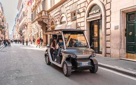 Privétour per golfkar voor gezinnen in Rome