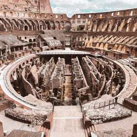 Rome : Colisée, Forum romain et Palatin 10 pax