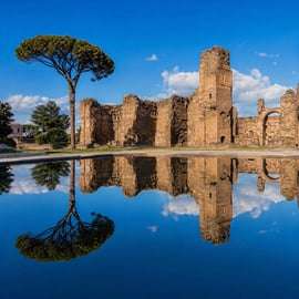 Caracalla-fürdők hangos útikalauzos jegy, 17 állomással