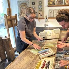 Rome: Micromosaic Jewelry Workshop to Make a Pendant or Ring