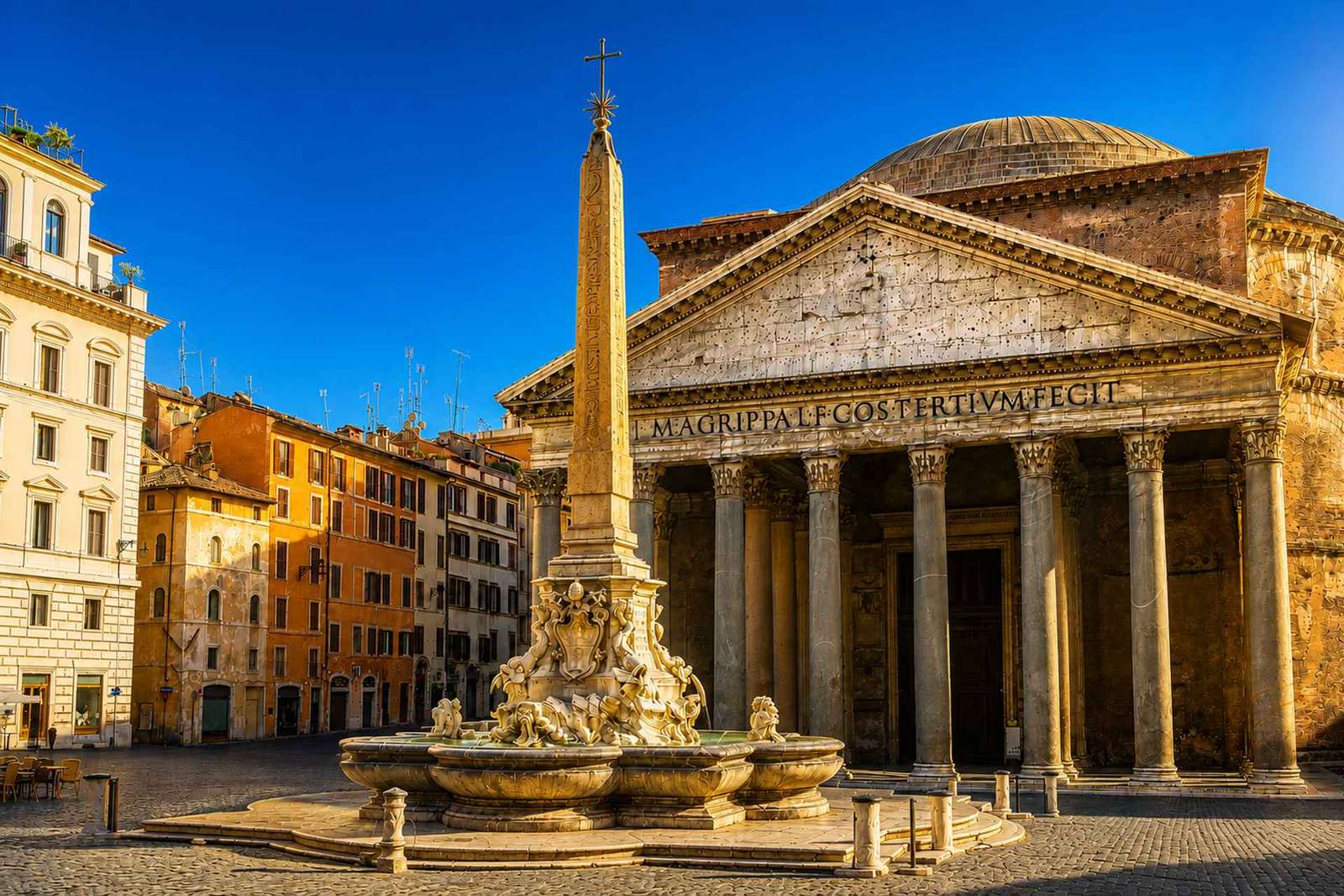 Rondleiding Pantheon, Piazza Navona en Trevifontein