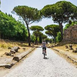Appia Antica: Full Day Bike Rental with Customizable Routes