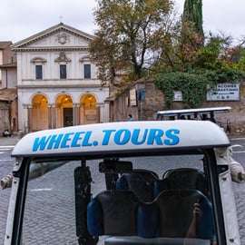 Rome: Catacomben en Appian Way Golfkar Tour in kleine groep