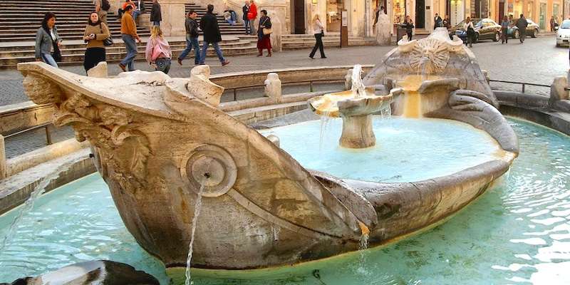 Barcaccia Fountain