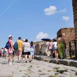 Vanuit Rome: Een dagtrip naar de ruïnes van Pompeii met de hogesnelheidstrein