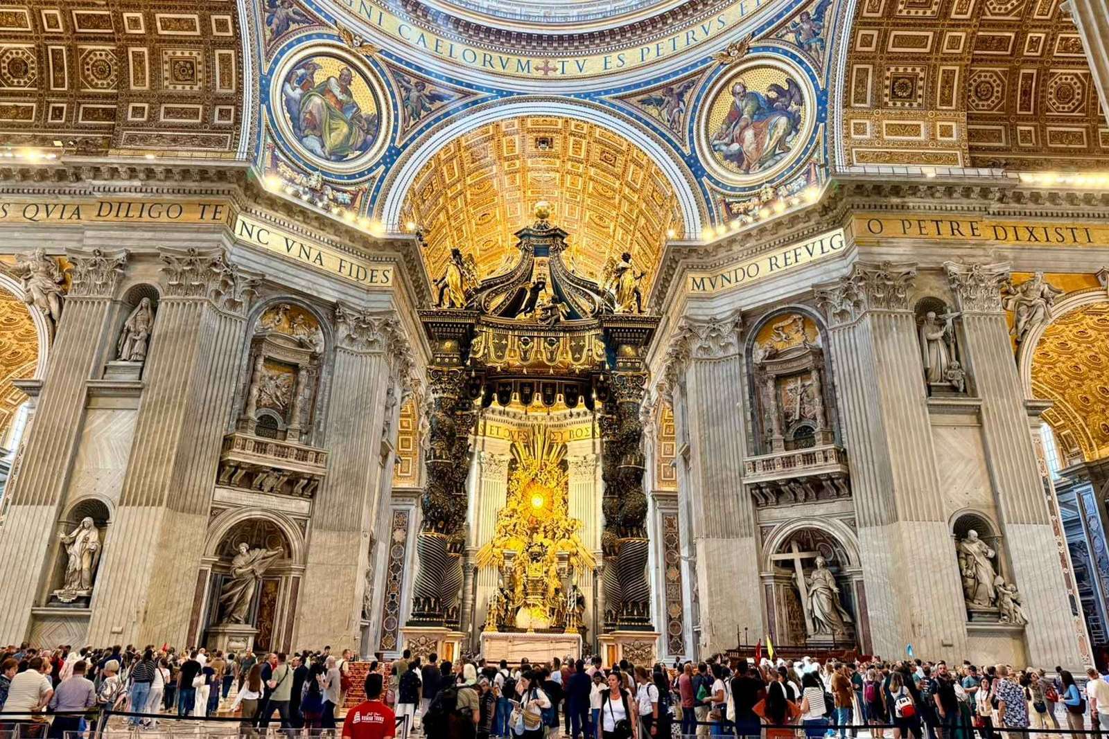 Rome: rondleiding door Sint-Pietersbasiliek met toegang tot de koepel