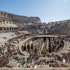 Rome : Colisée, Forum romain et colline du Palatin