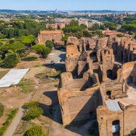 Caracalla-fürdők hangos útikalauzos jegy, 17 állomással