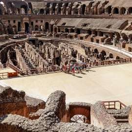 Prohlídka Kolosea s průvodcem a arénou, Forum a Palatin
