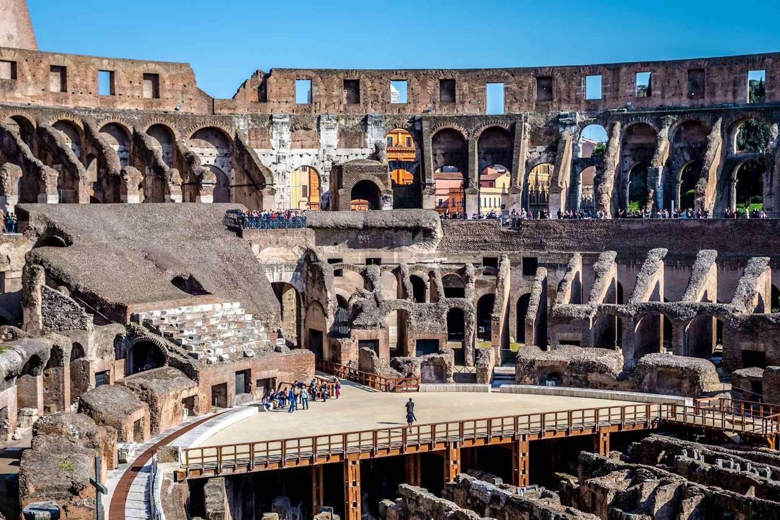 Rome: Ondergrondse kerkers van het Colosseum met rondleiding op het Forum Romanum