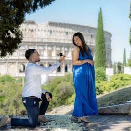 Geheime Aanzoek Fotoshoot in Rome + Filmrol