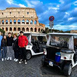 Rom: Private Sightseeingtour mit dem Golfwagen