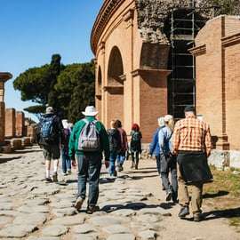 Vanuit Rome: Halve dagtrip Ostia Antica met gids per trein