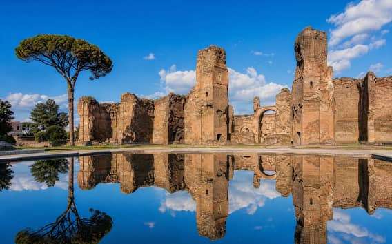 Caracalla-fürdők hangos útikalauzos jegy, 17 állomással