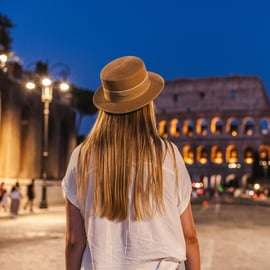 Colosseum tour met arenavloer in de vroege avond