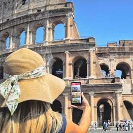 Rome: Colosseum Express Entry met audiogids App