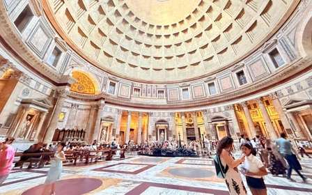 Ticket voor het Pantheon met gastheer en audio-app