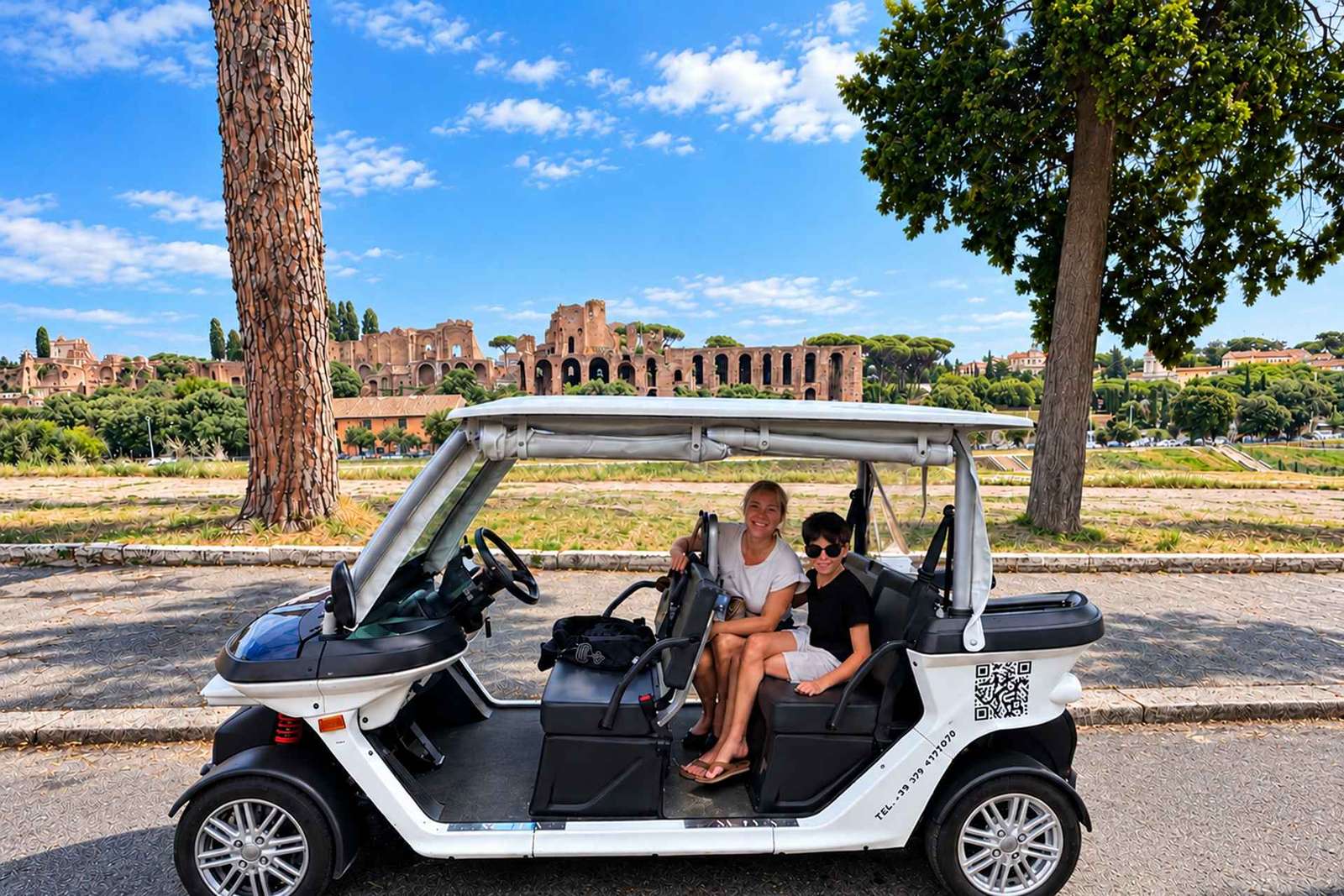 Rom: Private Sightseeingtour mit dem Golfwagen