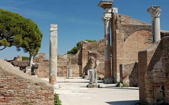 Ostia Antica-túra Rómából vonattal, idegenvezetővel