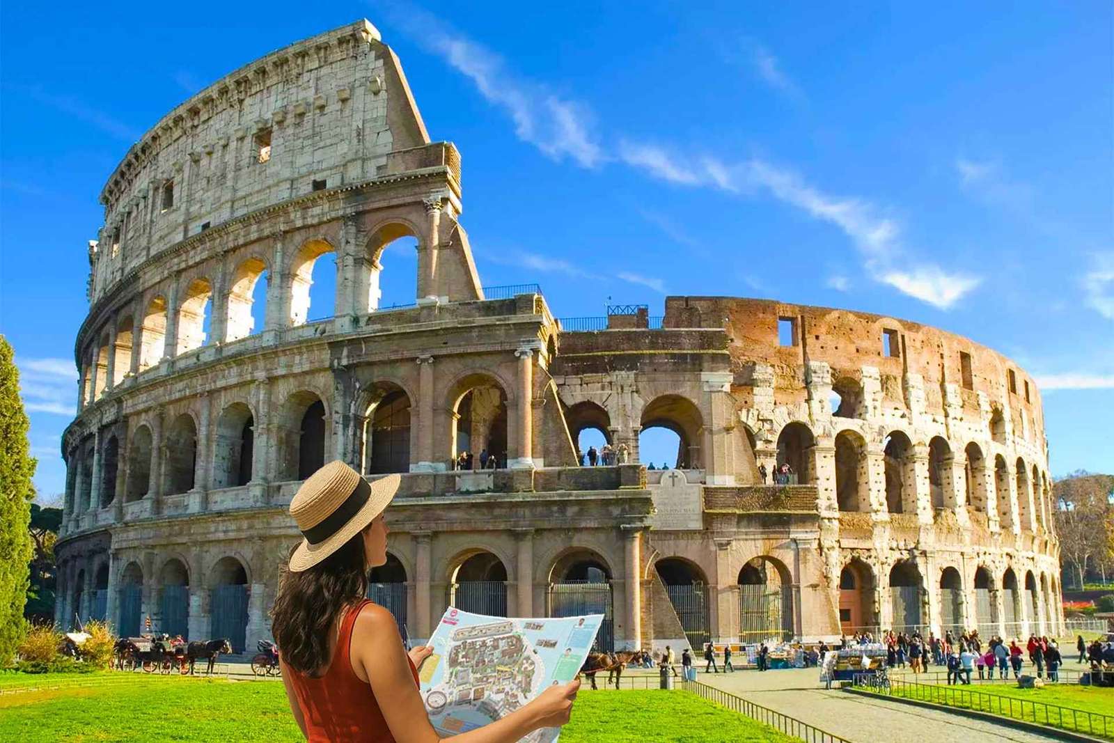 Rome: Colosseum Express Entry met audiogids App