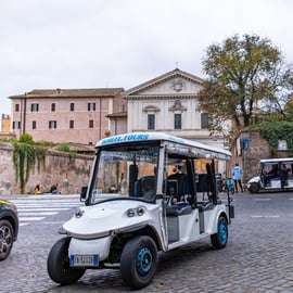 Rome: Catacomben en Appian Way Golfkar Tour in kleine groep