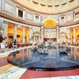 Ticket voor het Pantheon met gastheer en audio-app
