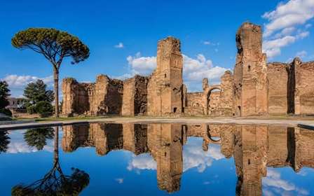 Caracalla-fürdők hangos útikalauzos jegy, 17 állomással