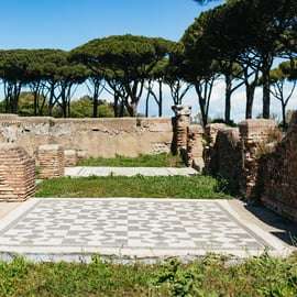 Vanuit Rome: Halve dagtrip Ostia Antica met gids per trein