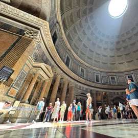 Rome: Pantheon Entry Ticket with Audio Guided.