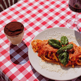 Rome: Pasta en Tiramisu kookles op Piazza Navona