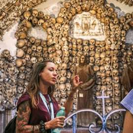 Rome: Catacombs and Capuchin Crypt Guided Tour with Transfer