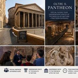 Rome: exclusieve rondleiding door verborgen ruimtes van het Pantheon & toegang