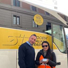Autobús Fiumicino Ciudad del Vaticano, parada Via Crescenzio