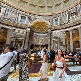 Rome: Pantheon Entry Ticket with Audio Guided.