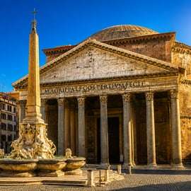 Rondleiding Pantheon, Piazza Navona en Trevifontein