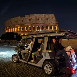 Privé golfkar tour Rome langs de hoogtepunten