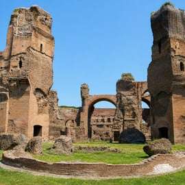 Caracalla-fürdők hangos útikalauzos jegy, 17 állomással